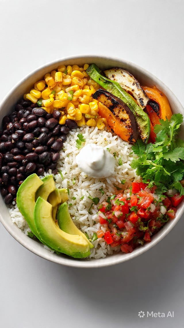 Vegetarian bowl.