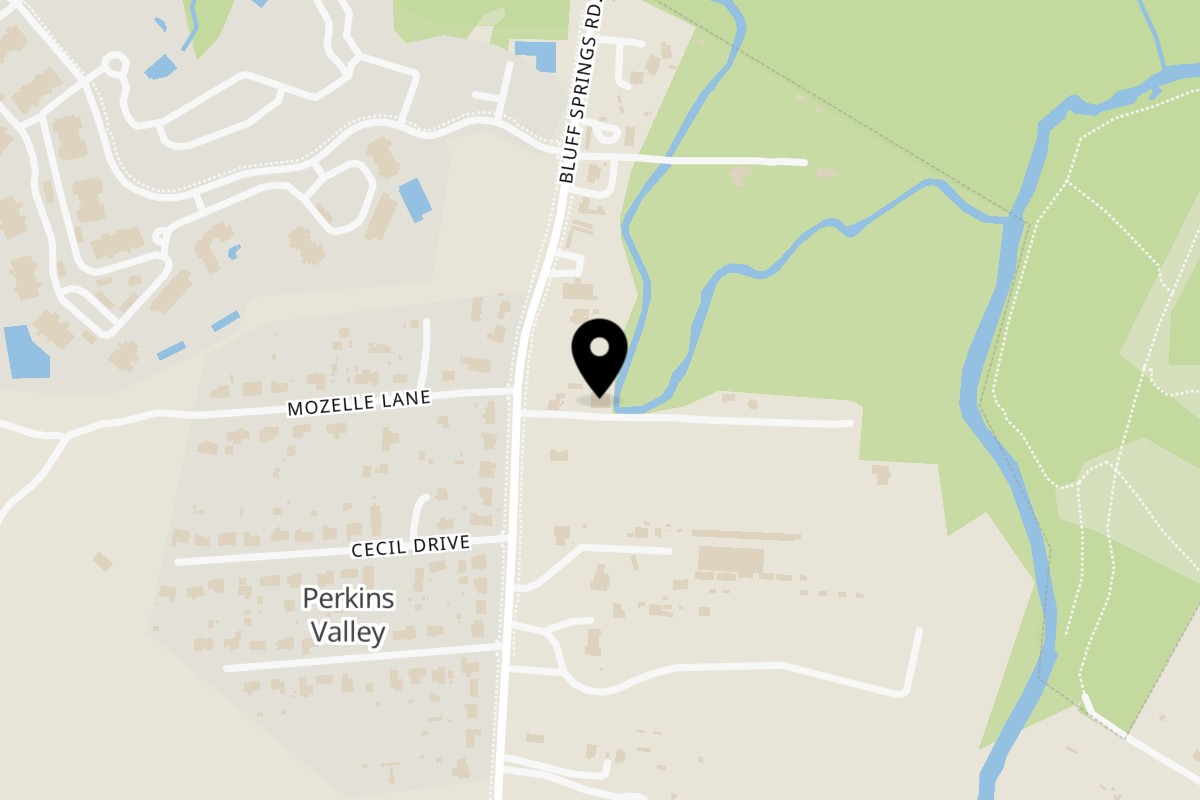 Map showing the location of Pahtli Food on 8501 Bluff Springs Rd #78744-8055 in Austin